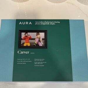 Aura Carver Gravel Digital Frame - Blue and Black